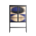 Entrance - Loft Cabinet - Oluwasheyi Adebayo - Antracite - Reeded glass