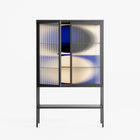 Entrance - Loft Cabinet - Oluwasheyi Adebayo - Antracite - Reeded glass