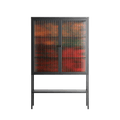 Hours - Loft Cabinet - Oluwasheyi Adebayo - Antracite - Reeded glass