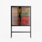 Hours - Loft Cabinet - Oluwasheyi Adebayo - Antracite - Reeded glass