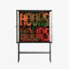 Hours - Loft Cabinet - Oluwasheyi Adebayo - Antracite - Reeded glass