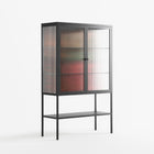 Hours - Loft Cabinet - Oluwasheyi Adebayo - Antracite - Reeded glass