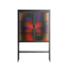 JJ - Loft Cabinet - Oluwasheyi Adebayo - Antracite - Reeded glass