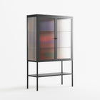 JJ - Loft Cabinet - Oluwasheyi Adebayo - Antracite - Reeded glass