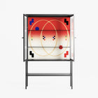 Parallel Mirage - Loft Cabinet - Oluwasheyi Adebayo - Antracite - Reeded glass