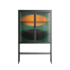 Soul Split - Loft Cabinet - Oluwasheyi Adebayo - Antracite - Reeded glass
