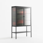 Floral Pipes - Loft Cabinet - Kristin Eriksson - Antracite - Reeded glass