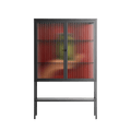 Pickles - Loft Cabinet - Kristin Eriksson - Antracite - Reeded glass
