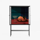 Bubbles & Oranges - Loft Cabinet - Kristin Eriksson - Antracite - Reeded glass