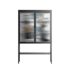 Balance - Loft Cabinet - Sophie Goudman-Peachey - Antracite - Reeded glass