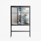 Balance - Loft Cabinet - Sophie Goudman-Peachey - Antracite - Reeded glass