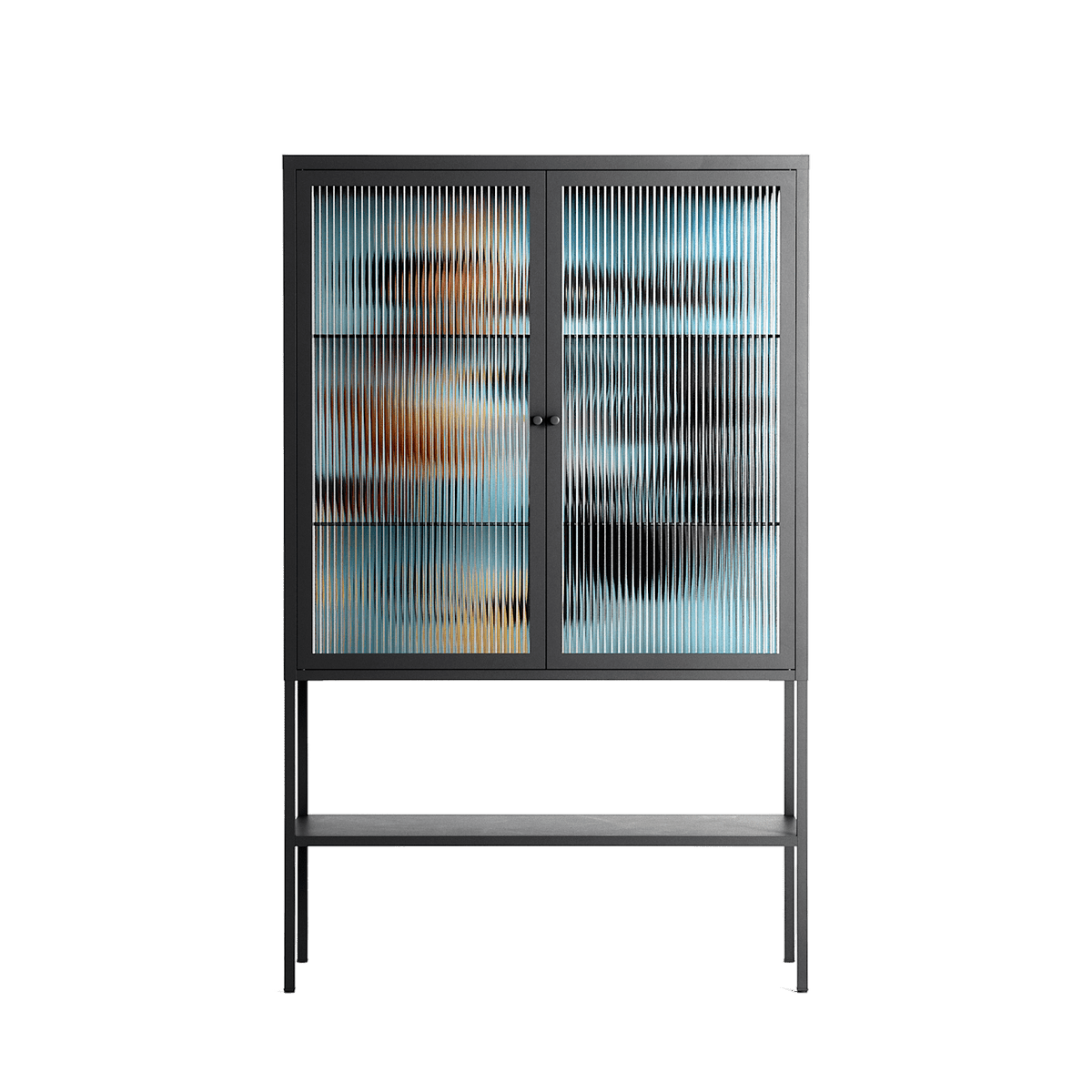 Day Dream - Loft Cabinet - Sophie Goudman-Peachey - Antracite - Reeded glass