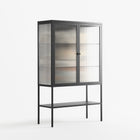 Sweet Far Away - Loft Cabinet - Sophie Goudman-Peachey - Antracite - Reeded glass
