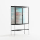 Rush - Loft Cabinet - Caitlin Flood-Molyneux - Antracite - Reeded glass