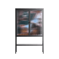 Hidden Sorrow - Loft Cabinet - Caitlin Flood-Molyneux - Antracite - Reeded glass