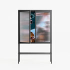 Hidden Sorrow - Loft Cabinet - Caitlin Flood-Molyneux - Antracite - Reeded glass