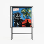 Staying Grounded - Loft Cabinet - Caitlin Flood-Molyneux - Antracite - Reeded glass