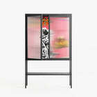 Change - Loft Cabinet - Caitlin Flood-Molyneux - Antracite - Reeded glass