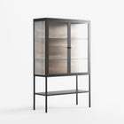 Delight Pink - Loft Cabinet - Diana Catchpole - Antracite - Reeded glass