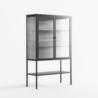 Flight Of Fancy - Loft Cabinet - Diana Catchpole - Antracite - Reeded glass