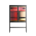 Harmonic - Loft Cabinet - Rikki Hewitt - Antracite - Reeded glass