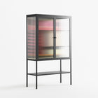 Harmonic - Loft Cabinet - Rikki Hewitt - Antracite - Reeded glass