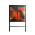 Swift - Loft Cabinet - Rikki Hewitt - Antracite - Reeded glass