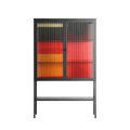 Turnstile - Loft Cabinet - Rikki Hewitt - Antracite - Reeded glass
