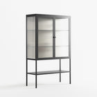 Bayeux - Loft Cabinet - Naia Escribano - Antracite - Reeded glass