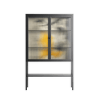 Knights - Loft Cabinet - Naia Escribano - Antracite - Reeded glass