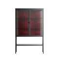 Ornaments - Loft Cabinet - Naia Escribano - Antracite - Reeded glass