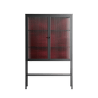 Ornaments - Loft Cabinet - Naia Escribano - Antracite - Reeded glass