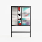 The Dessolution - Loft Cabinet - Mathilda Kienast - Antracite - Reeded glass