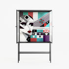 The Dessolution - Loft Cabinet - Mathilda Kienast - Antracite - Reeded glass