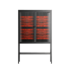 Berry Branch - Loft Cabinet - Ethan Fender - Antracite - Reeded glass