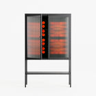 Berry Branch - Loft Cabinet - Ethan Fender - Antracite - Reeded glass
