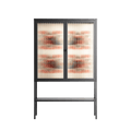 Crow Del Sol - Loft Cabinet - Ethan Fender - Antracite - Reeded glass