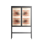 Crow Del Sol - Loft Cabinet - Ethan Fender - Antracite - Reeded glass