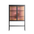 Connect With Nature - Loft Cabinet - Raissa Oltmanns - Antracite - Reeded glass