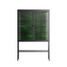 Wottosque Green - Loft Cabinet - Craig Watkins - Antracite - Reeded glass