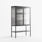 Flight Of Fancy 3 - Loft Cabinet - Diana Catchpole - Antracite - Reeded glass