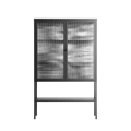 Flight Of Fancy 3 - Loft Cabinet - Diana Catchpole - Antracite - Reeded glass