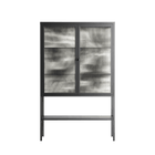 Ode to Summer 4 - Loft Cabinet - Diana Catchpole - Antracite - Reeded glass