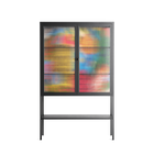 The Towering Hall Full Of Light - Loft Cabinet - Nick Liefhebber - Antracite - Reeded glass