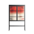 Parallel Mirage - Loft Cabinet - Oluwasheyi Adebayo - Antracite - Reeded glass