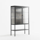 Dreaming With Open Eyes - Loft Cabinet - Sophie Goudman-Peachey - Antracite - Reeded glass