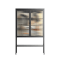 Sweet Far Away - Loft Cabinet - Sophie Goudman-Peachey - Antracite - Reeded glass