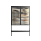 Sweet Far Away - Loft Cabinet - Sophie Goudman-Peachey - Antracite - Reeded glass
