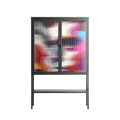 Fragments Of A Painted Souls - Loft Cabinet - Mathilda Kienast - Antracite - Reeded glass