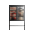 Where We Belong - Loft Cabinet - Sophie Goudman-Peachey - Antracite - Reeded glass